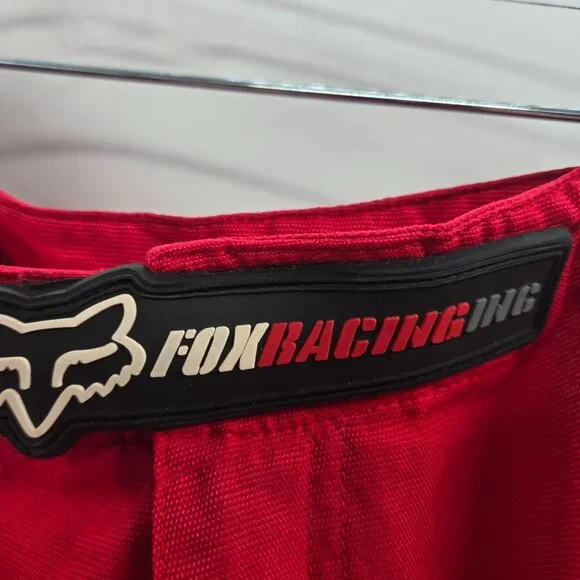 Vintage Fox Racing Red Sports Pants Size 34 Cargo Pockets - Picture 13 of 16